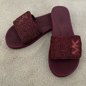 Gently Used MICHAEL Michael Kors Embellished, Adjustable Slide
